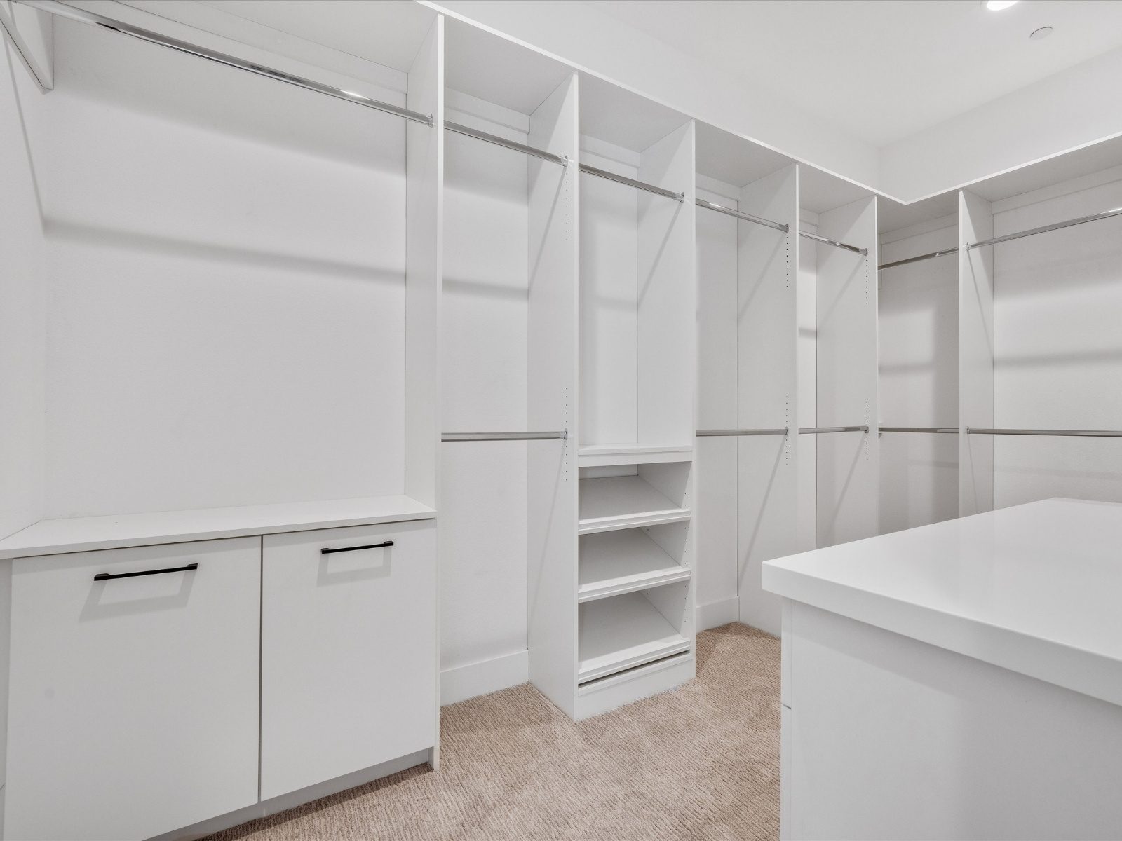 Custom cabinetry and closet